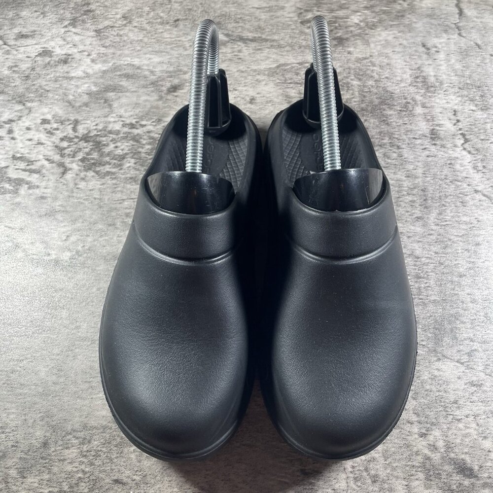 OOFOS Black Slip-On Women's Clog Mules - Picture 7 of 10